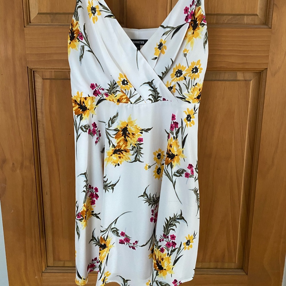 White floral sundress